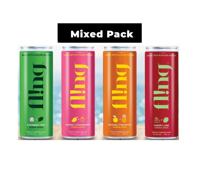 fl!ng Vodka Soda Mixer Pack