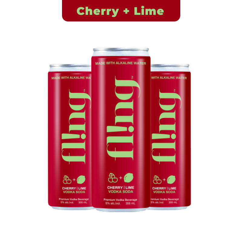 fl!ng Cherry & Lime Vodka Soda